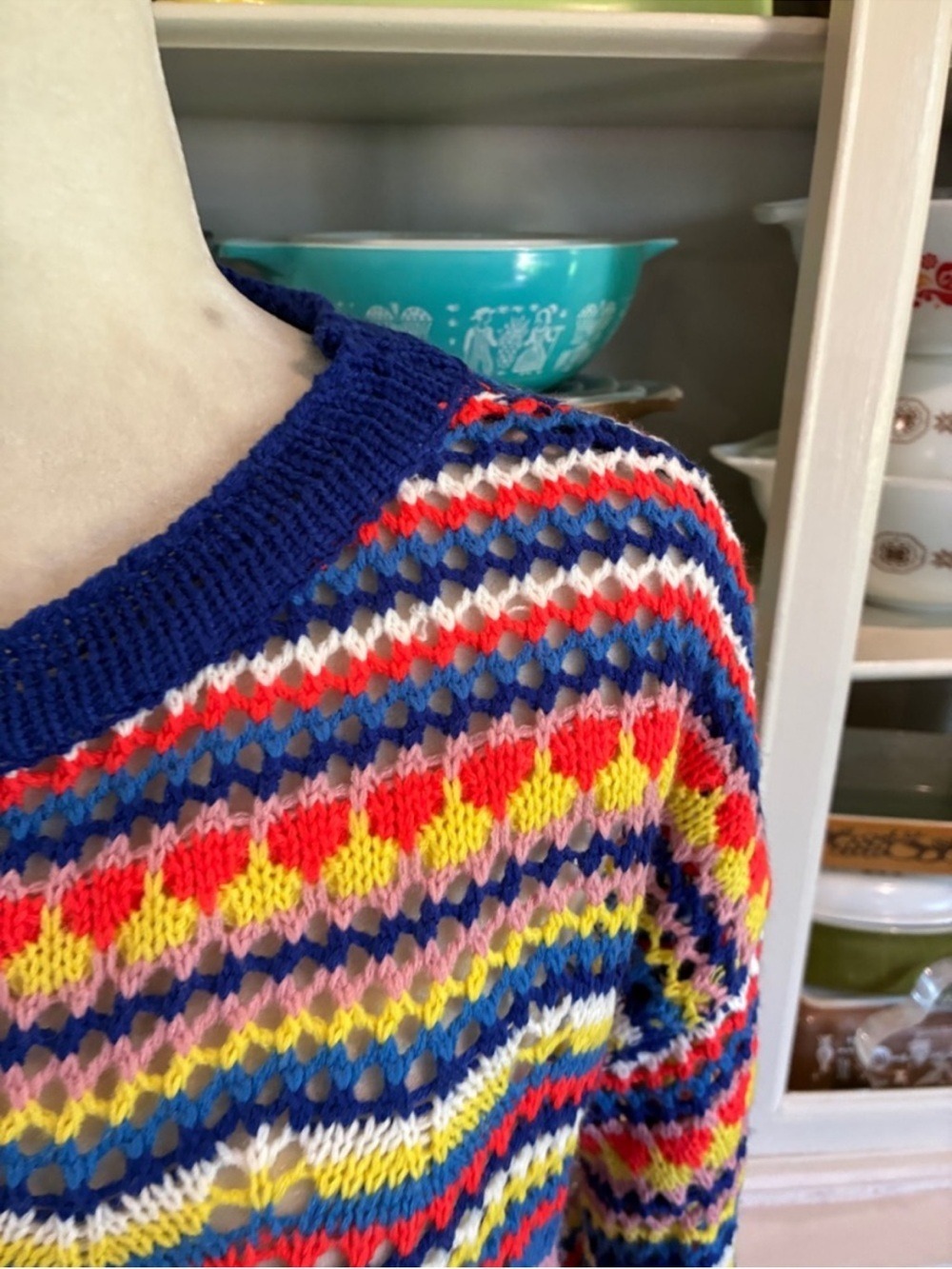 Beginning Boutique Bold and Beautiful Crochet Sweater - Size Small/Medium - Picture 5 of 14